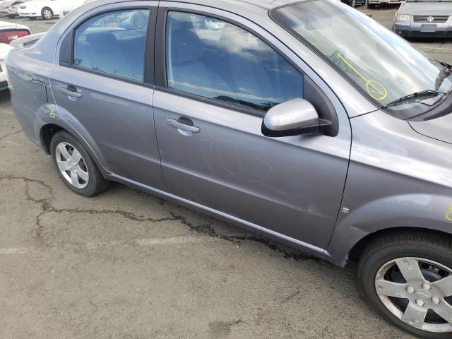 KL1TD56E09B393914 - 2009 CHEVROLET AVEO LS 银色 照片 9
