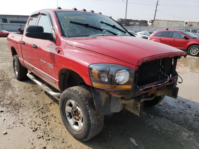 3D7KS28D56G128816 - 2006 DODGE RAM 2500 S Կարմիր լուսանկար 1
