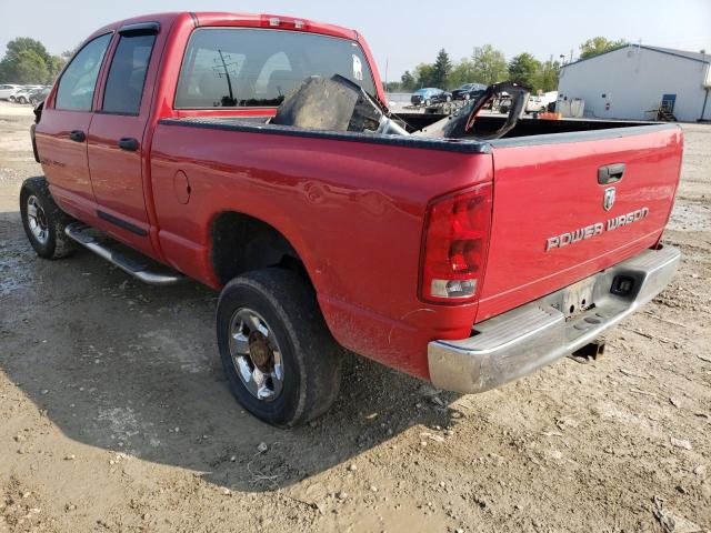 3D7KS28D56G128816 - 2006 DODGE RAM 2500 S Կարմիր լուսանկար 3