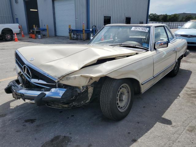 0704412046105 - 1978 MERCEDES-BENZ 400SL BEIGE photo 2