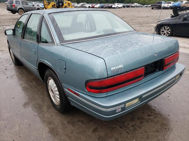 2G4WB55L7R1426253 - 1994 BUICK REGAL CUST TURQUOISE photo 3