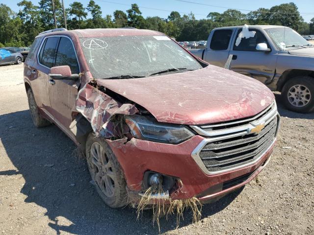 1GNERKKW5JJ155381 - 2018 CHEVROLET TRAVERSE P RED photo 1