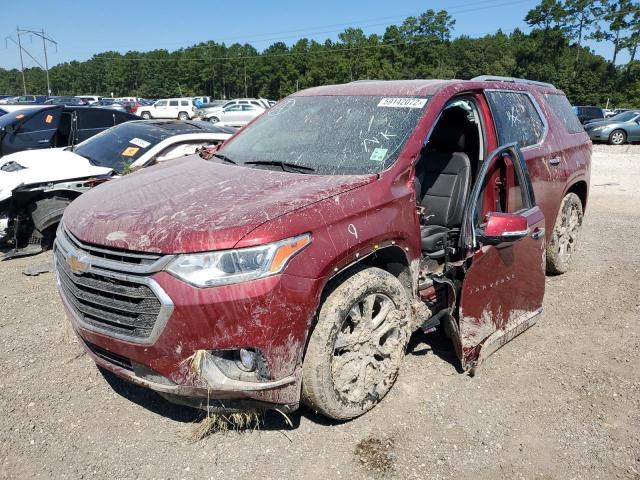 1GNERKKW5JJ155381 - 2018 CHEVROLET TRAVERSE P RED photo 2