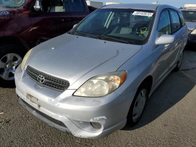 2T1KR32E25C489474 - 2005 TOYOTA MATRIX SILVER photo 9