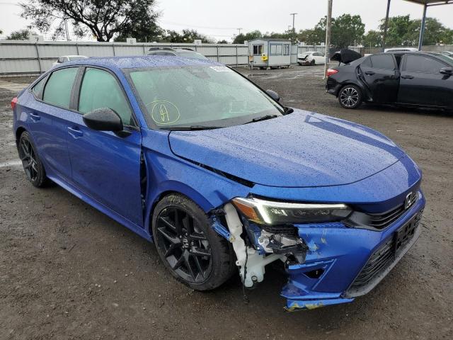 2HGFE2F56NH547398 - 2022 HONDA CIVIC SPOR BLUE photo 1