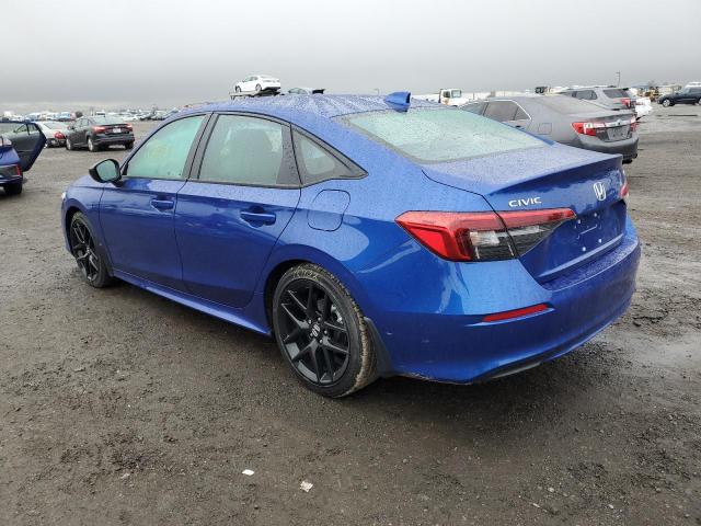 2HGFE2F56NH547398 - 2022 HONDA CIVIC SPOR BLUE photo 3