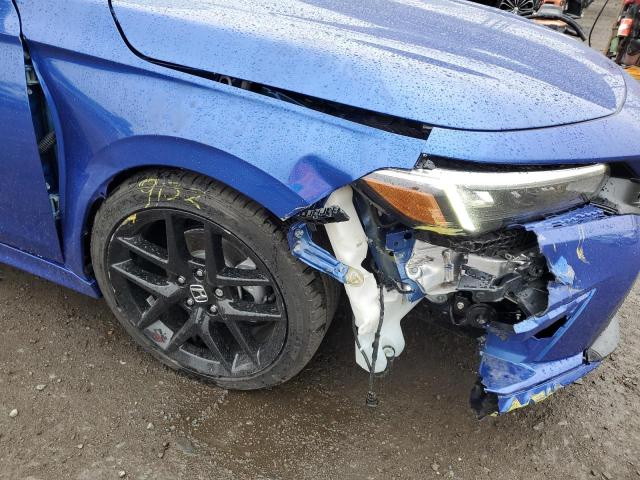 2HGFE2F56NH547398 - 2022 HONDA CIVIC SPOR BLUE photo 9