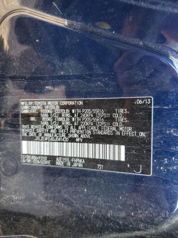 JTLZE4FE6DJ041420 - 2013 TOYOTA SCION XB ლურჯი ფოტო 10