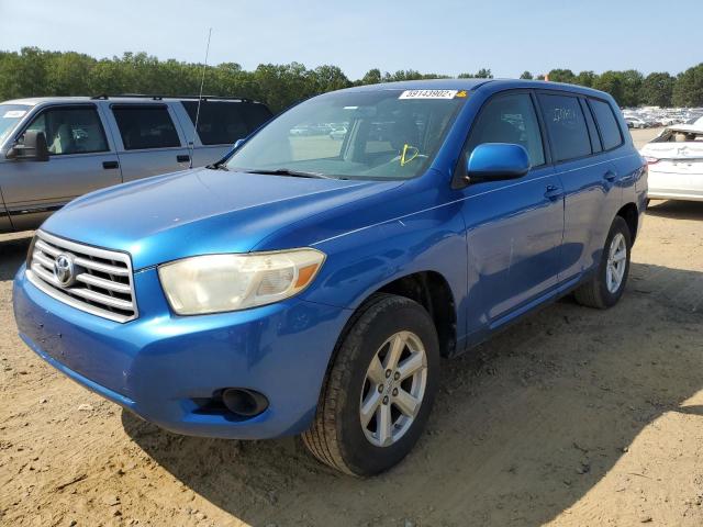 JTEDS41A282027061 - 2008 TOYOTA HIGHLANDER BLUE photo 2