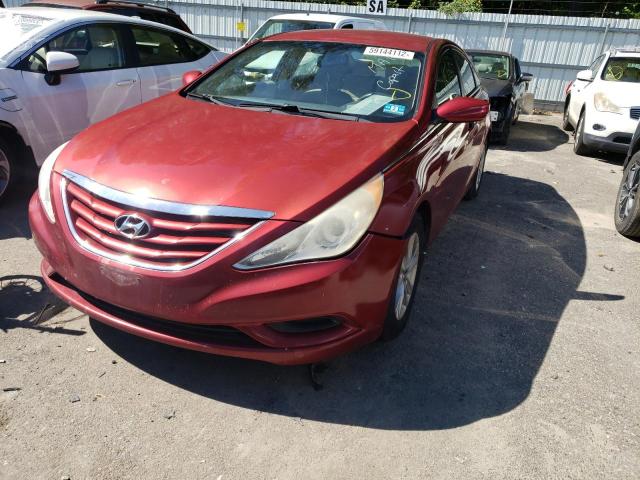 5NPEB4AC6CH485767 - 2012 HYUNDAI SONATA GLS RED photo 9