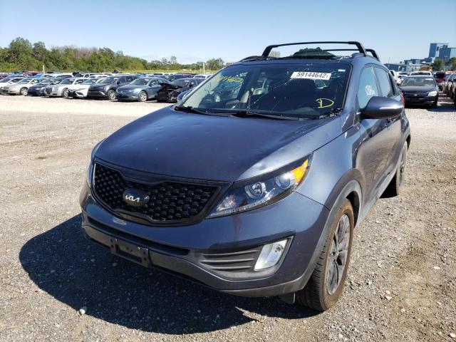 KNDPC3A6XD7350677 - 2013 KIA SPORTAGE S BLUE photo 2