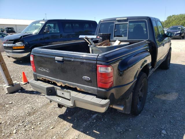 1FTYR15E44PA54787 - 2004 FORD RANGER BLACK photo 4