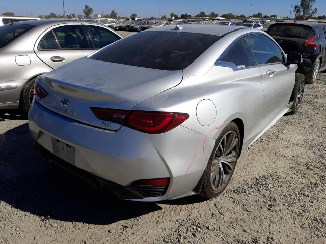 JN1EV7EL1JM392115 - 2018 INFINITI Q60 LUXE 3 SILVER photo 4