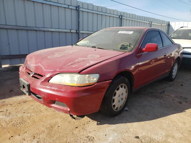 1HGCG32421A025716 - 2001 HONDA ACCORD LX RED photo 2