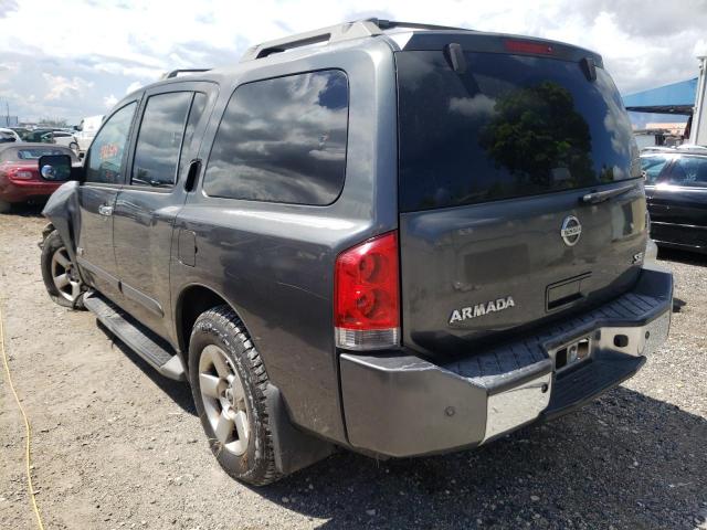 5N1BA08A77N712324 - 2007 NISSAN ARMADA SE BLACK photo 3