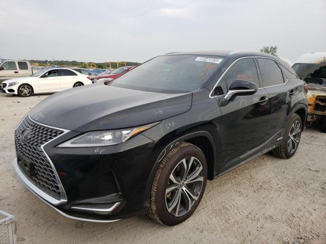 2T2HGMDA8NC073912 - 2022 LEXUS RX 450H BLACK photo 2