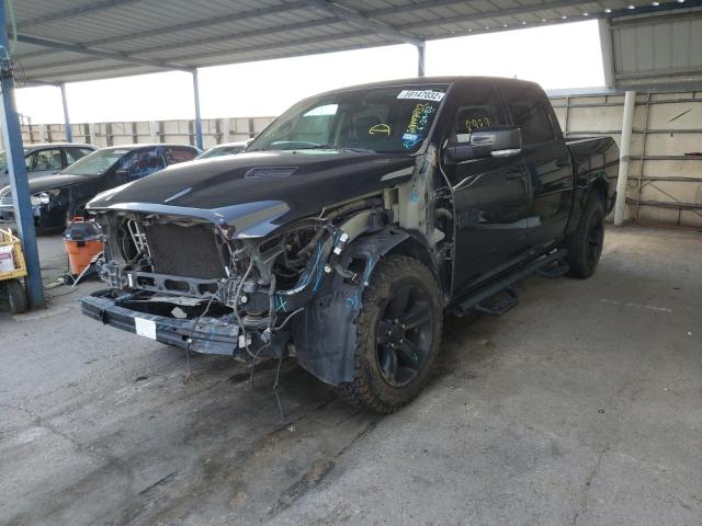 1C6RR7MT3HS706316 - 2017 RAM 1500 SPORT BLACK photo 2