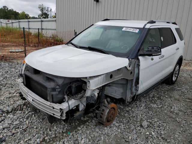 1FM5K7D88DGB31758 - 2013 FORD EXPLORER X WHITE photo 9