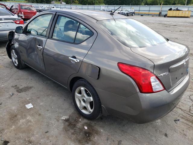 3N1CN7AP2CL887100 - 2012 NISSAN VERSA S CHARCOAL photo 3