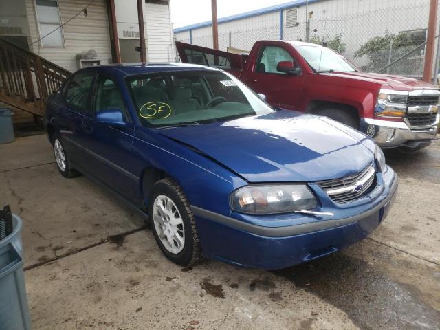 2G1WF52E049233525 - 2004 CHEVROLET IMPALA BLUE photo 1