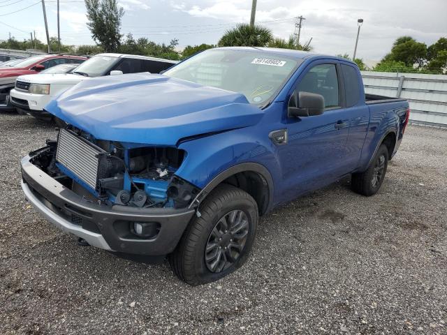 1FTER1EH4KLA53463 - 2019 FORD RANGER XL BLUE photo 2