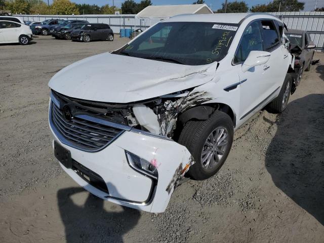 5GAEVBKW6NJ132204 - 2022 BUICK ENCLAVE PR WHITE photo 2