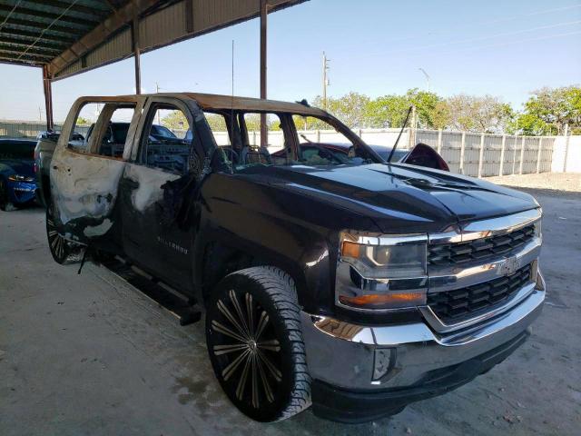 3GCPCRECXGG118267 - 2016 CHEVROLET SILVERADO BLACK photo 9