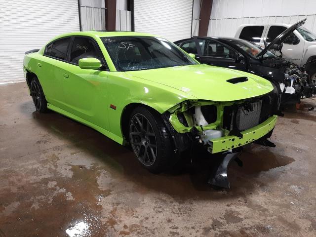 2C3CDXGJ5KH721300 - 2019 DODGE CHARGER SC GREEN photo 1