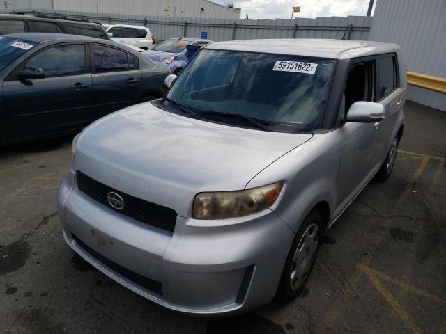 JTLKE50E881056846 - 2008 TOYOTA SCION XB SILVER photo 2