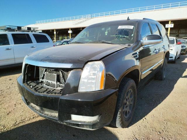 1GYS4DEF8CR207411 - 2012 CADILLAC ESCALADE P BLACK photo 2