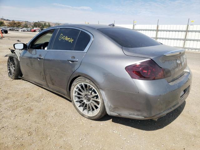 JN1CV6AP1CM625908 - 2012 INFINITI G37 BASE GRAY photo 3