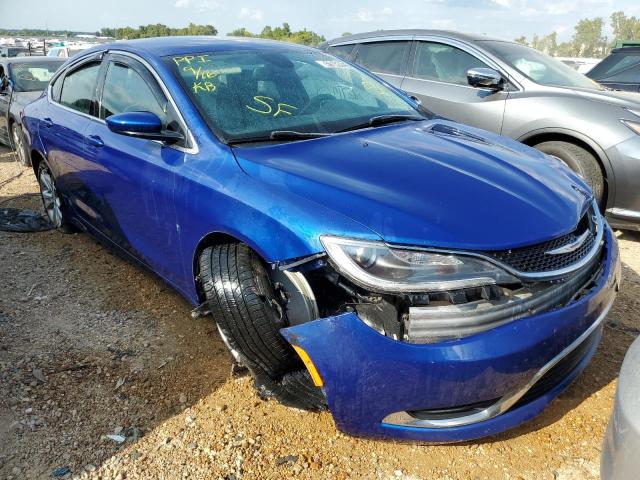 1C3CCCAB9GN180120 - 2016 CHRYSLER 200 LIMITE BLUE photo 1