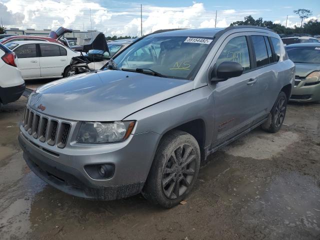 1C4NJCBB2GD807335 - 2016 JEEP COMPASS SP SILVER photo 2