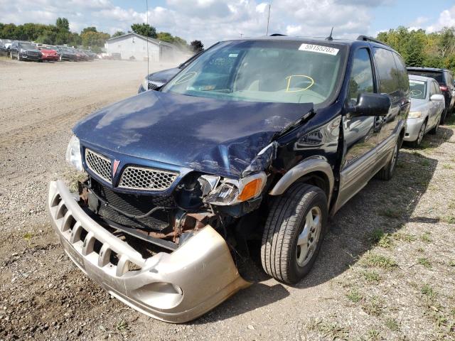 1GMDV23E25D104698 - 2005 PONTIAC MONTANA BLUE photo 2