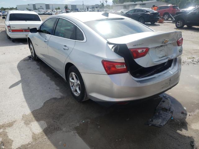 1G1ZB5ST5JF263534 - 2018 CHEVROLET MALIBU LS SILVER photo 3