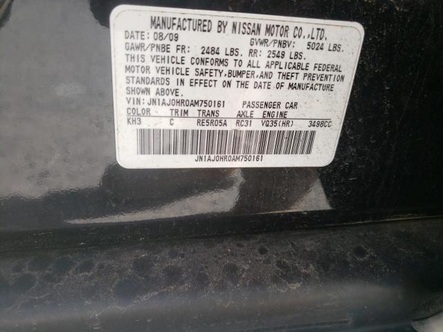 JN1AJ0HR0AM750161 - 2010 INFINITI EX35 BASE Qara foto 10