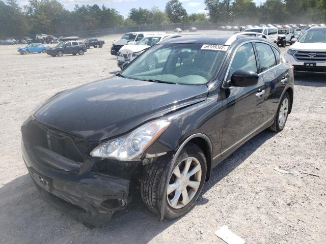 JN1AJ0HR0AM750161 - 2010 INFINITI EX35 BASE BLACK photo 2