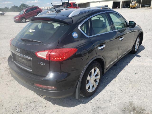 JN1AJ0HR0AM750161 - 2010 INFINITI EX35 BASE BLACK photo 4