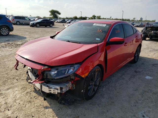 2HGFC1F79KH650201 - 2019 HONDA CIVIC EXL Qırmızı foto 2