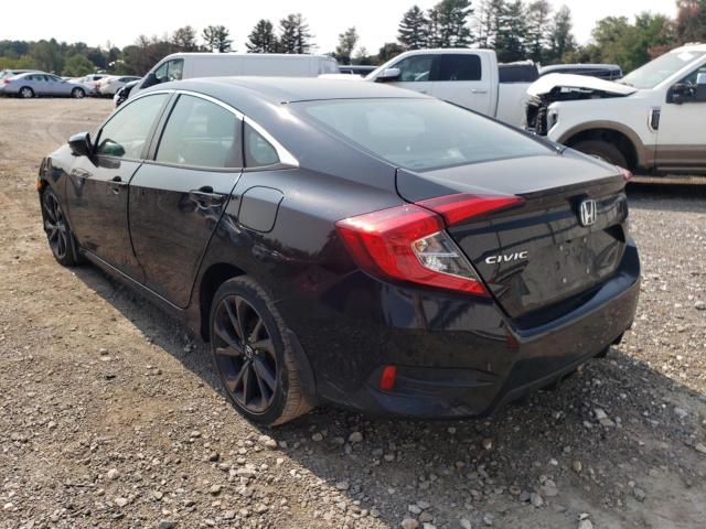 2HGFC2F84KH518445 - 2019 HONDA CIVIC SPOR 黑色 照片 3