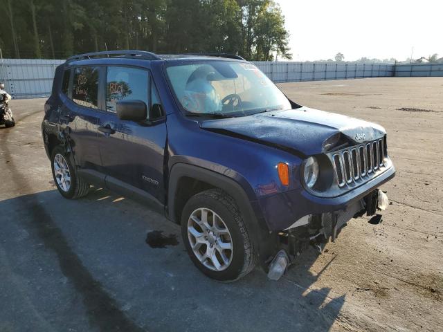 ZACCJBAB1JPJ42873 - 2018 JEEP RENEGADE S BLUE photo 1