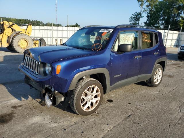 ZACCJBAB1JPJ42873 - 2018 JEEP RENEGADE S Mavi foto 2