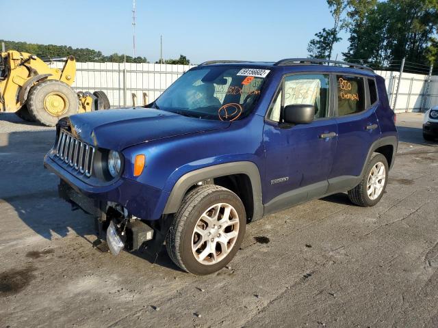 ZACCJBAB1JPJ42873 - 2018 JEEP RENEGADE S BLUE photo 2