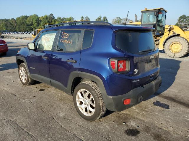 ZACCJBAB1JPJ42873 - 2018 JEEP RENEGADE S BLUE photo 3