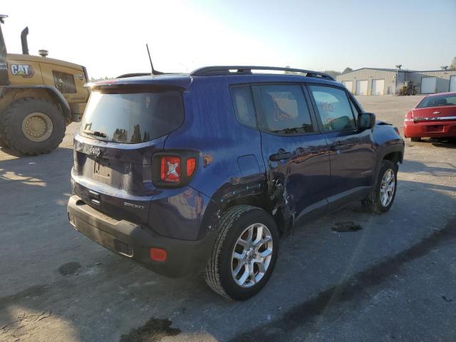 ZACCJBAB1JPJ42873 - 2018 JEEP RENEGADE S BLUE photo 4