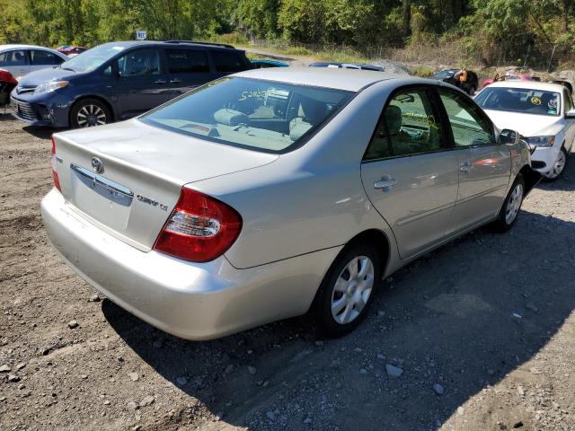 4T1BE32K54U807862 - 2004 TOYOTA CAMRY LE SILVER photo 4