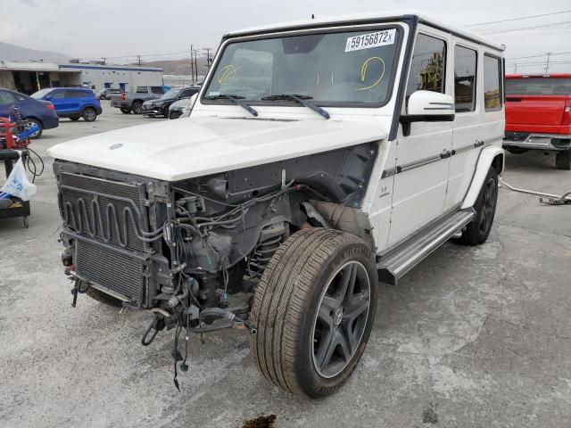 WDCYC7DF8FX234270 - 2015 MERCEDES-BENZ G 63 AMG WHITE photo 2