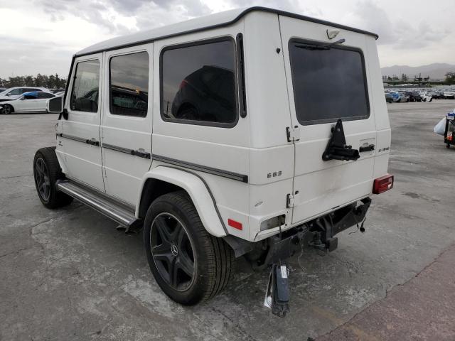 WDCYC7DF8FX234270 - 2015 MERCEDES-BENZ G 63 AMG WHITE photo 3