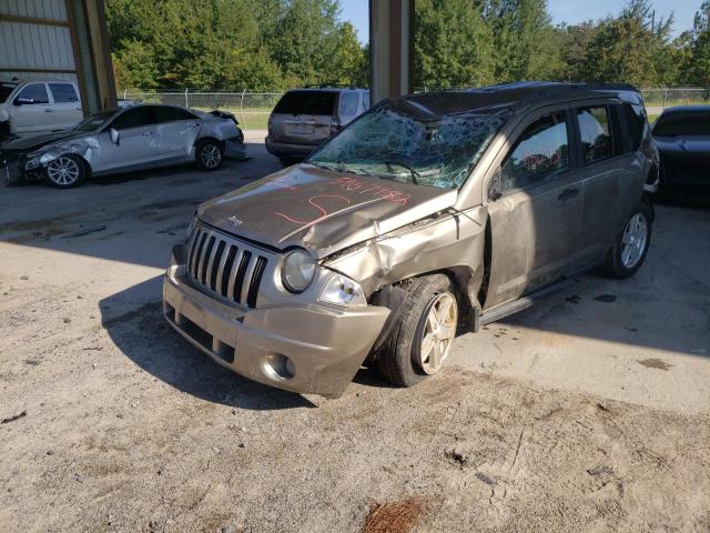 1J8FT47W07D118919 - 2007 JEEP COMPASS BEIGE photo 2