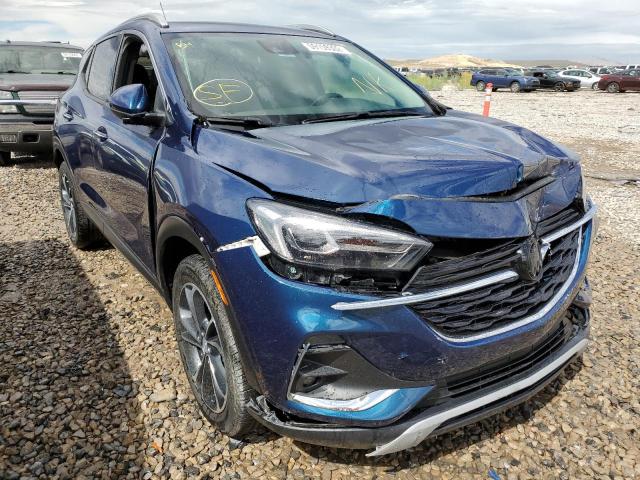 KL4MMFSL5LB107998 - 2020 BUICK ENCORE GX BLUE photo 1